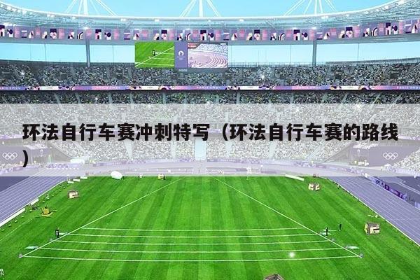 环法自行车赛冲刺特写(环法自行车赛的路线)