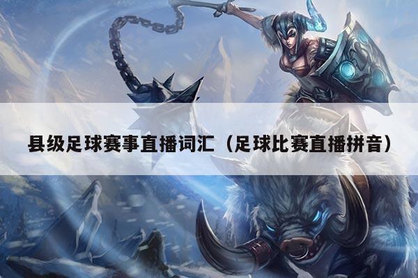 县级足球赛事直播词汇（足球比赛直播拼音）