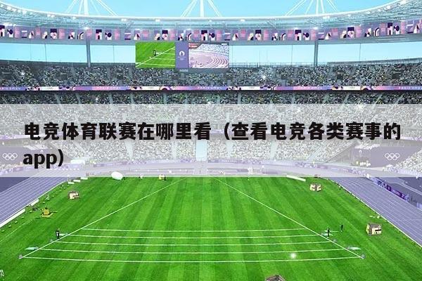 电竞体育联赛在哪里看（查看电竞各类赛事的app）