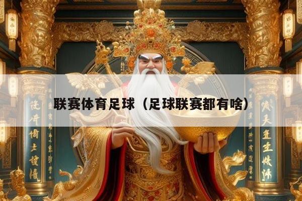 联赛体育足球(足球联赛都有啥)